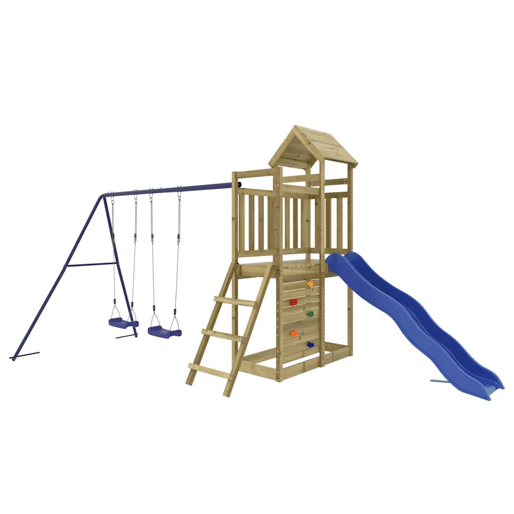 Outdoor Playset Impregnated Wood Pine - Bargainia.com - 