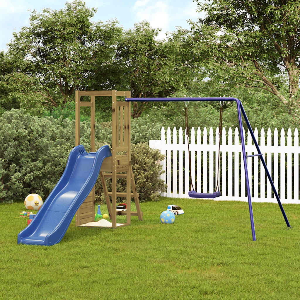 Outdoor Playset Impregnated Wood Pine - Bargainia.com - 
