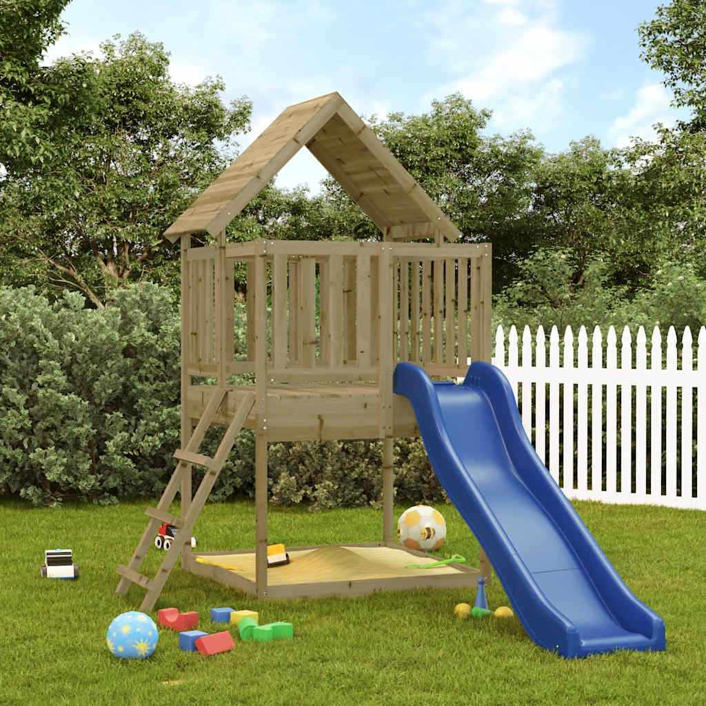 Outdoor Playset Impregnated Wood Pine - Bargainia.com - 