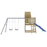 Outdoor Playset Impregnated Wood Pine - Bargainia.com - 