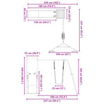 Outdoor Playset Impregnated Wood Pine - Bargainia.com - 