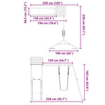 Outdoor Playset Solid Wood Douglas - Bargainia.com - 