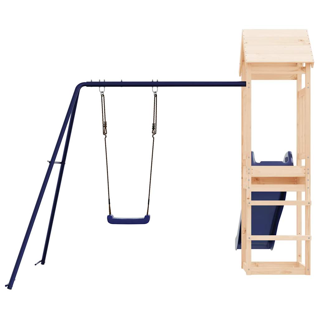 Outdoor Playset Solid Wood Pine - Bargainia.com - 