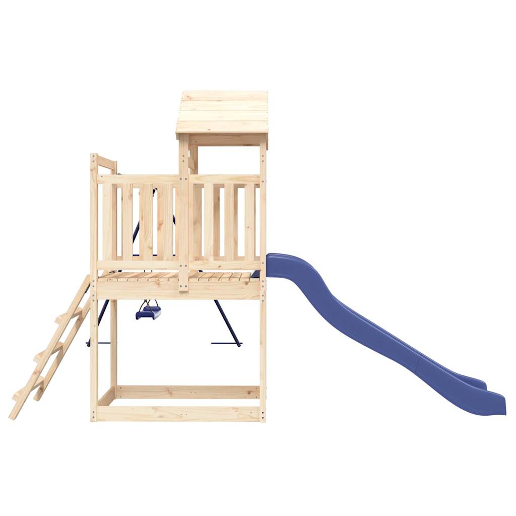 Outdoor Playset Solid Wood Pine - Bargainia.com - 