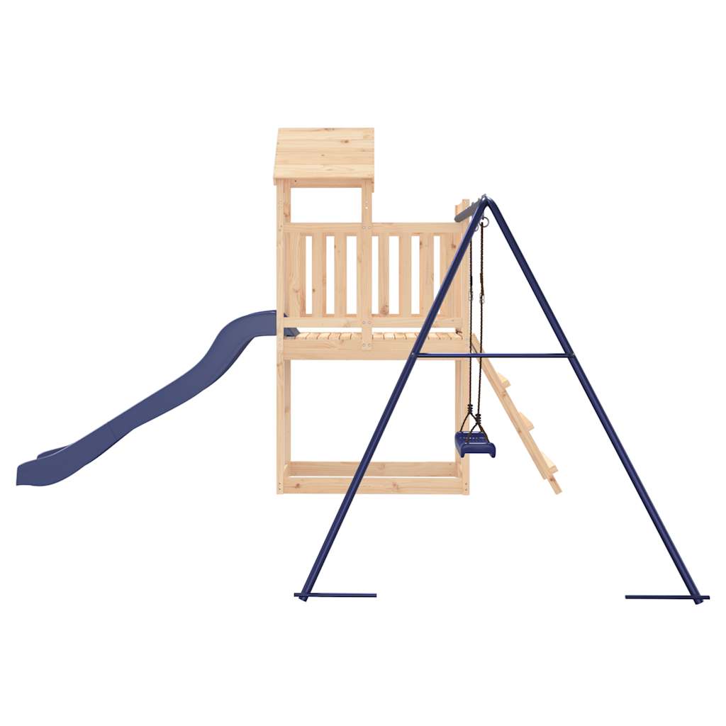 Outdoor Playset Solid Wood Pine - Bargainia.com - 