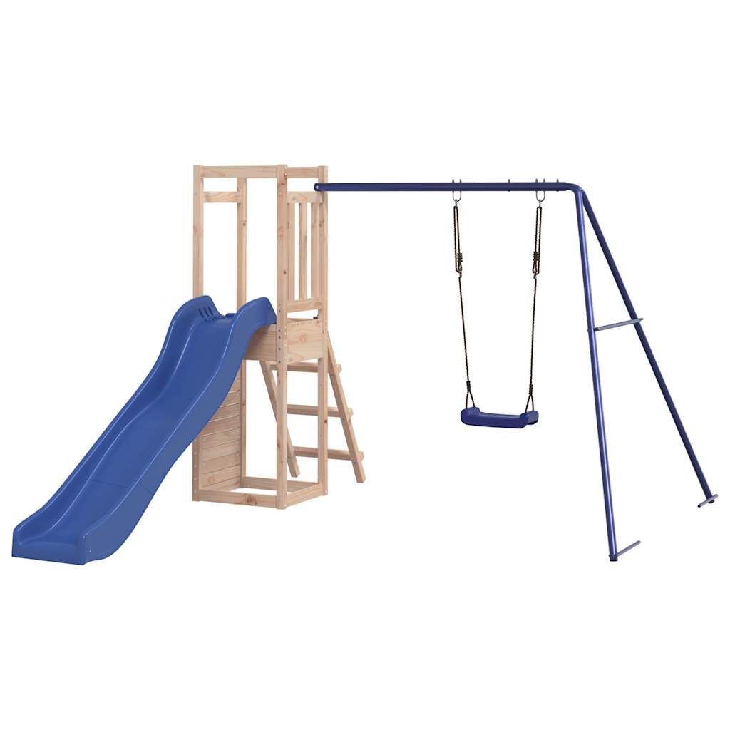 Outdoor Playset Solid Wood Pine - Bargainia.com - 