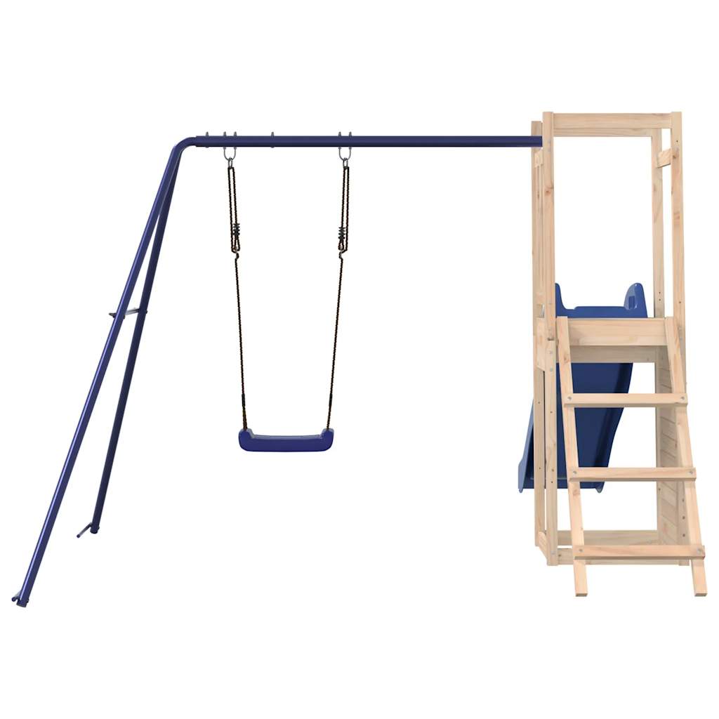 Outdoor Playset Solid Wood Pine - Bargainia.com - 