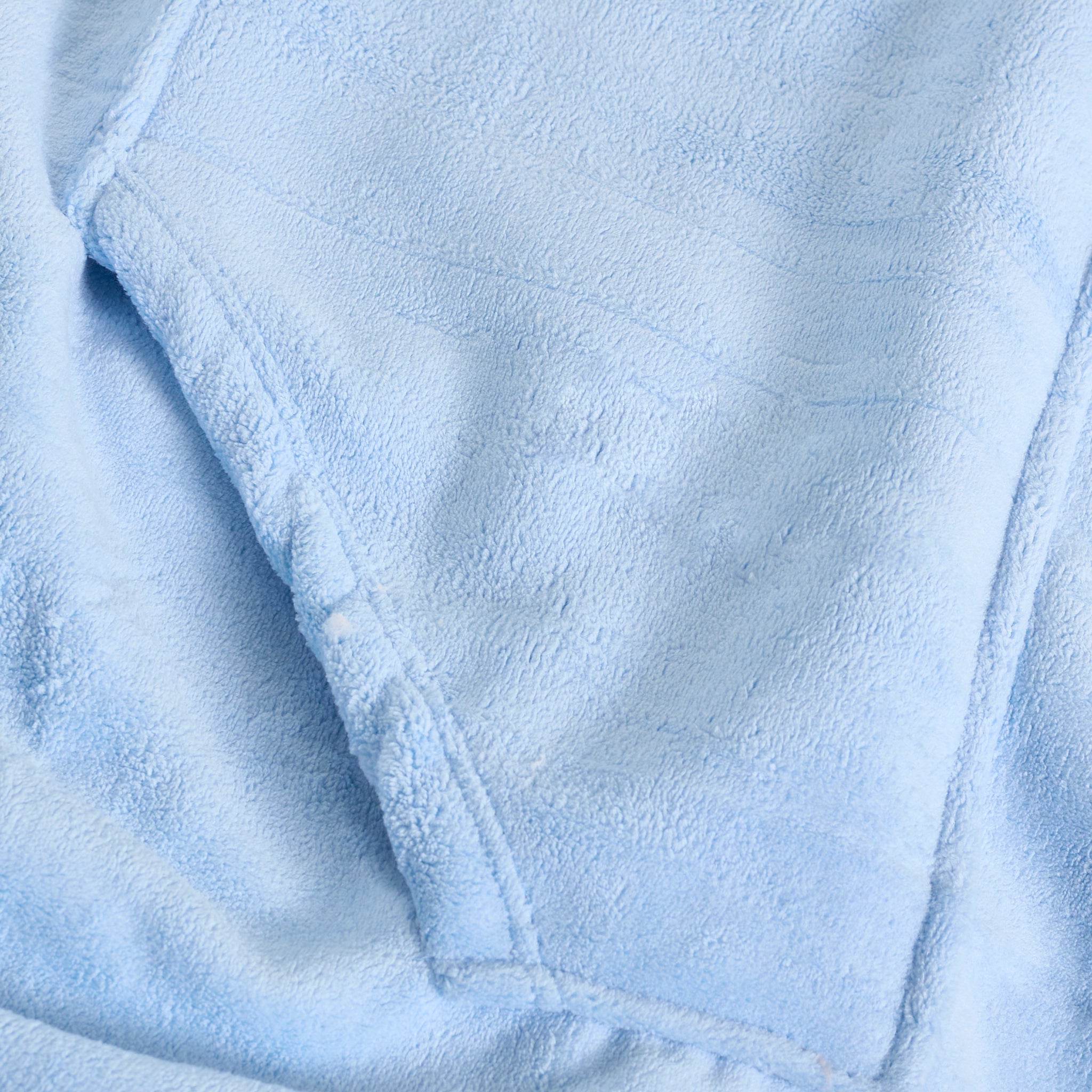 Oversized Sherpa Fleece Hoodie Blanket - Baby Blue Bargainia.com