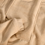 Oversized Sherpa Fleece Hoodie Blanket - Beige - Bargainia.com - 