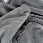 Oversized Sherpa Fleece Hoodie Blanket - Charcoal Grey - Bargainia.com - 