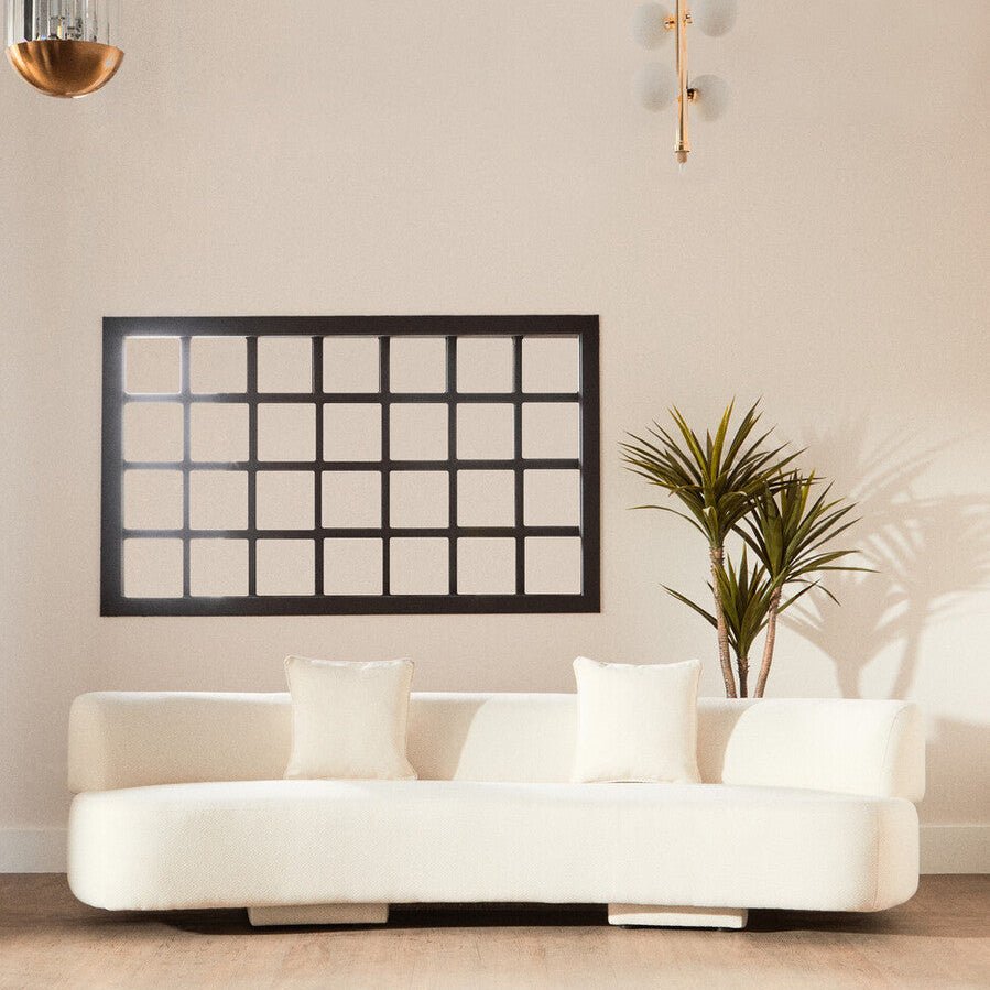 Ozzano Cream Linen 3 Seater Sofa - Bargainia.com - 