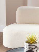 Ozzano Cream Linen 3 Seater Sofa - Bargainia.com - 