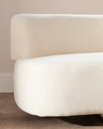 Ozzano Cream Linen 3 Seater Sofa - Bargainia.com - 