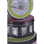 Paice Set of Three Happy Owls Storage Tins - Bargainia.com - 5018705384344