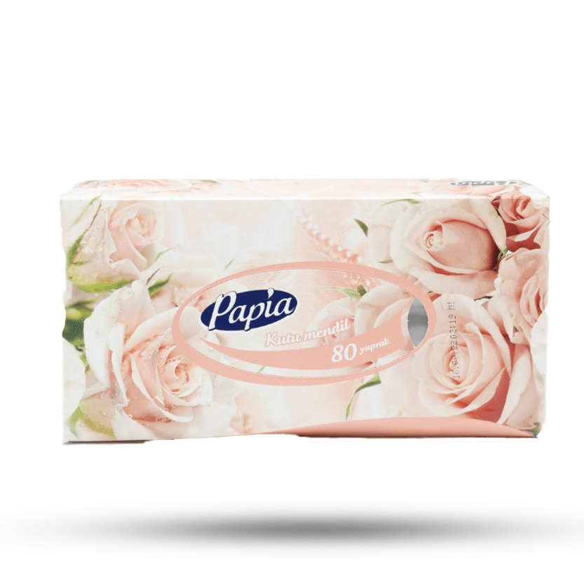 Papia Box Tissues - 80 sheets Drinks Partner