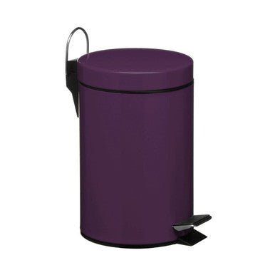 Parker Purple 3 Litre Pedal Bin - Bargainia.com - 5018705712789