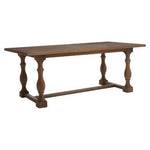 Parkside Oak Wood Rectangular Dining Table - Bargainia.com - 5018705961088