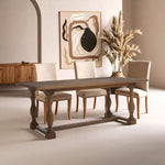 Parkside Oak Wood Rectangular Dining Table - Bargainia.com - 5018705961088