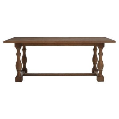 Parkside Oak Wood Rectangular Dining Table - Bargainia.com - 5018705961088