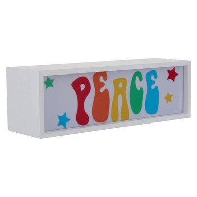 Peace LED Light Box - Bargainia.com - 5018705371665