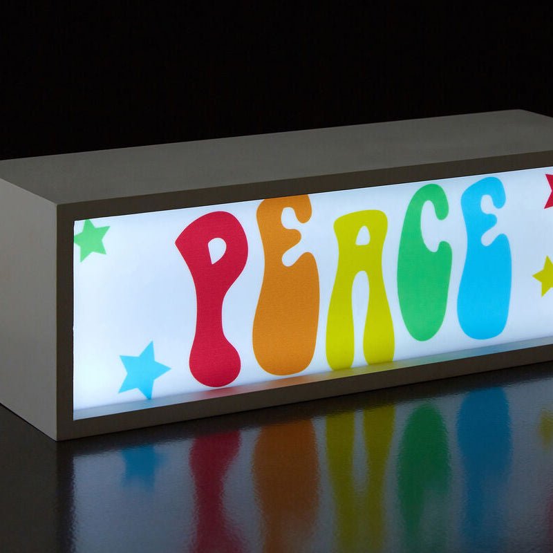 Peace LED Light Box - Bargainia.com - 5018705371665