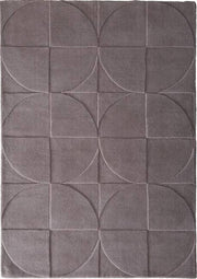 Penny Geometric Wool Rug - Bargainia.com - 5026134636989 - PENNYX_GRYMAU_120X170
