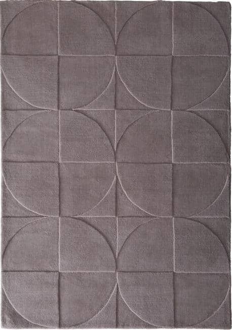 Penny Geometric Wool Rug - Bargainia.com - 5026134636989 - PENNYX_GRYMAU_120X170