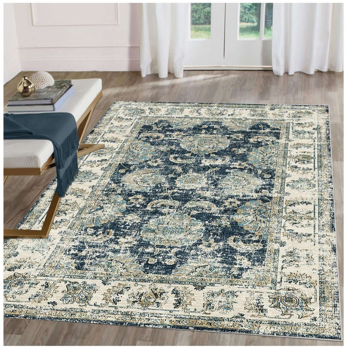 Perla Vintage Washable Rug - Bargainia.com - 