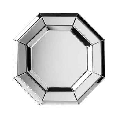 Petillo Mirrored Glass Octagonal Wall Mirror - Bargainia.com - 5018705356853