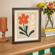 Picture Frame Dark Brown - 8" x 10" (20 x 25cm) - Bargainia.com - DO - 1010