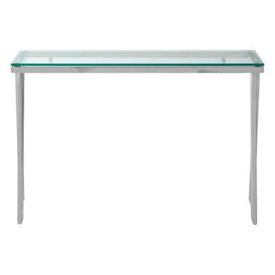 Piermount Clear Glass Console Table - Bargainia.com - 5018705459448