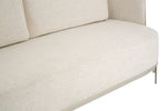 Piermount Ivory and Mink 2 Seater Sofa - Bargainia.com - 