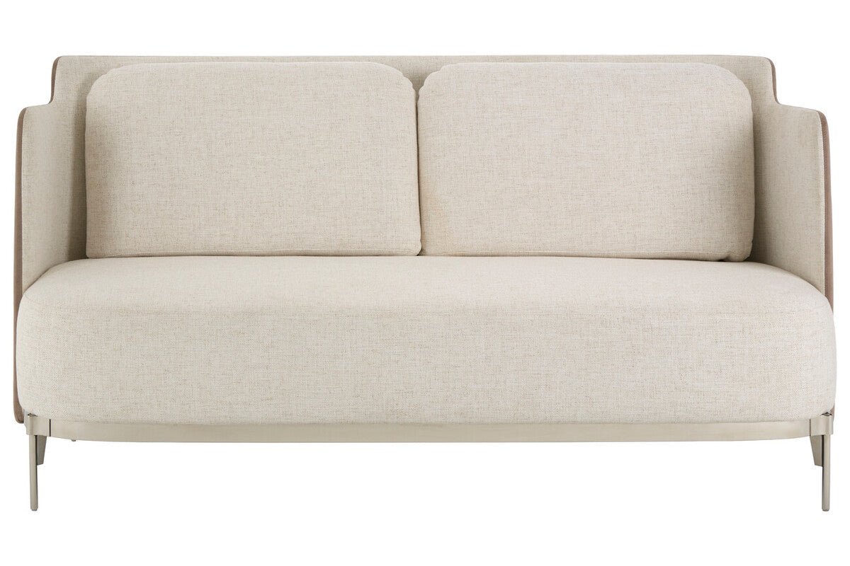 Piermount Ivory and Mink 2 Seater Sofa - Bargainia.com - 