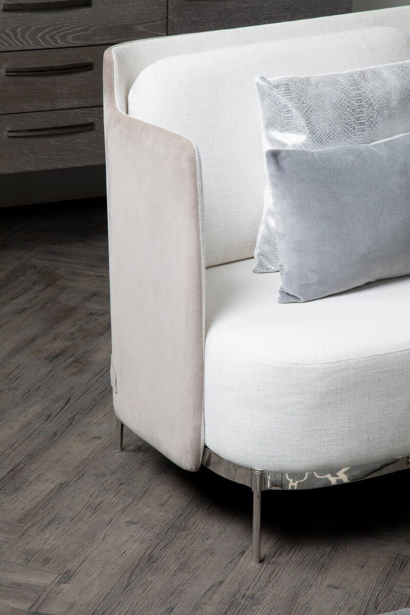 Piermount Ivory and Mink 2 Seater Sofa - Bargainia.com - 