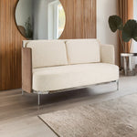 Piermount Ivory and Mink 2 Seater Sofa - Bargainia.com - 