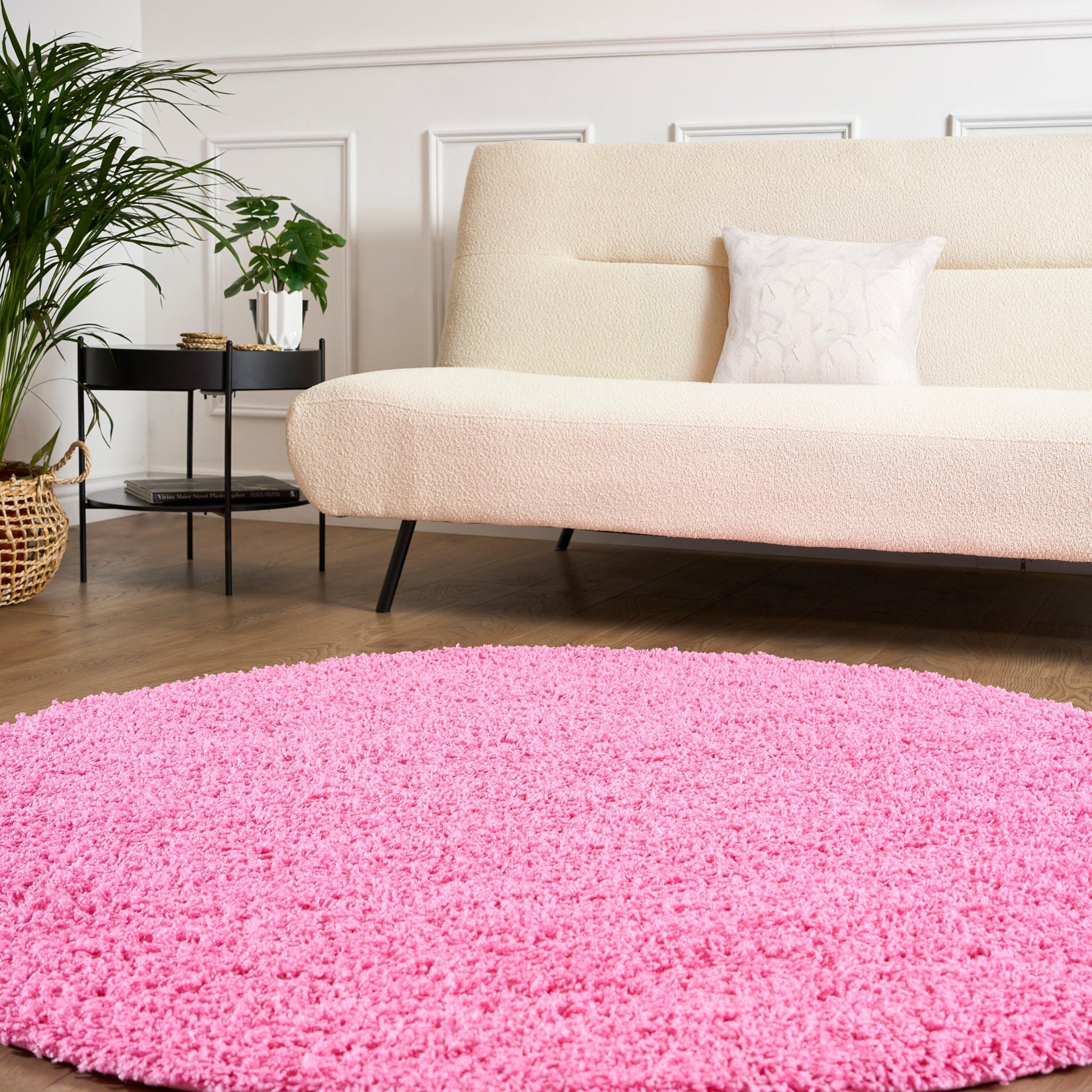 Pink Thick Shaggy Rug - California Rugs Rug Masters