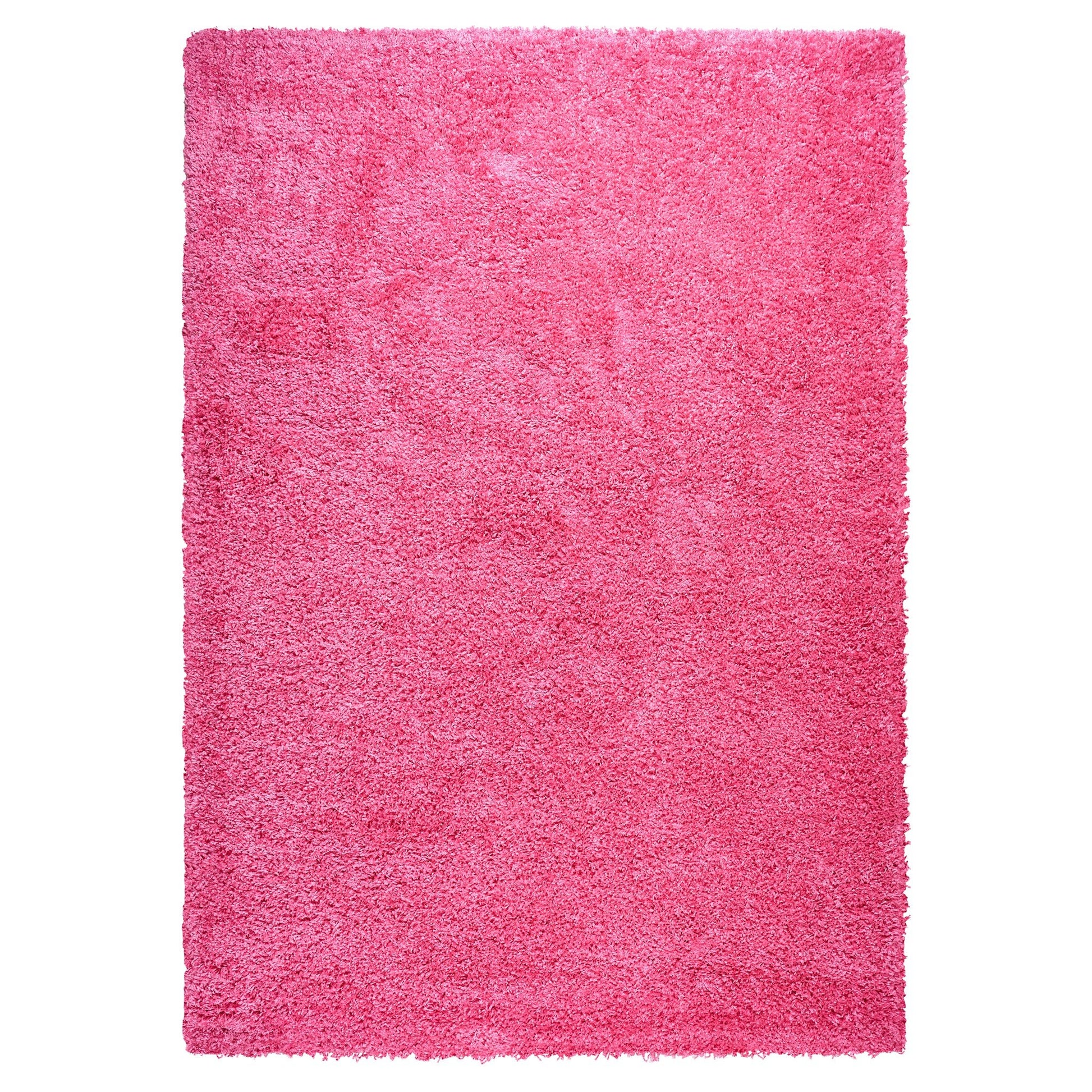 Pink Thick Shaggy Rug - California Rugs Rug Masters 60x110cm (2'x3'7")