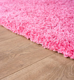 Pink Thick Shaggy Rug - California - Bargainia.com - 
