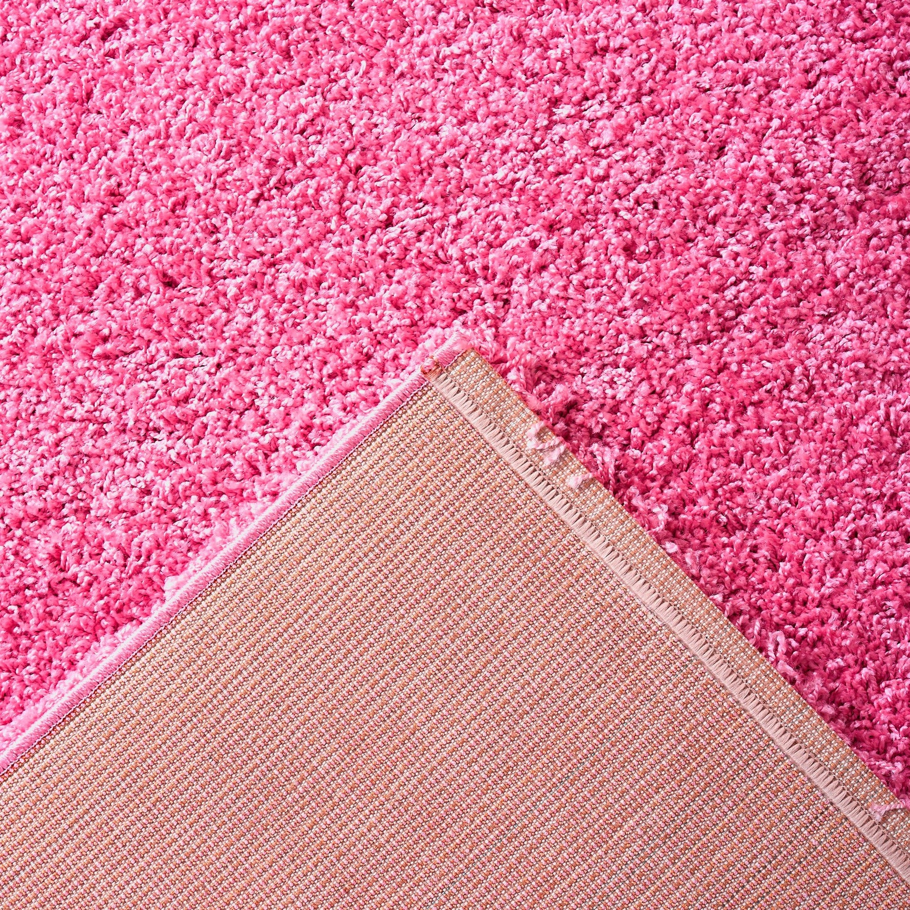Pink Thick Shaggy Rug - California - Bargainia.com - 