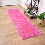 Pink Thick Shaggy Rug - California - Bargainia.com - 