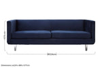 Pinner Dark Blue Sofa - Bargainia.com - 