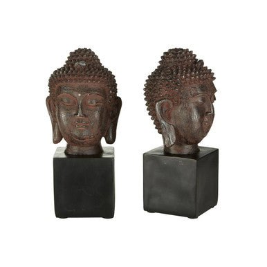 Piper Set of Buddha Head Bookends - Bargainia.com - 5018705357652