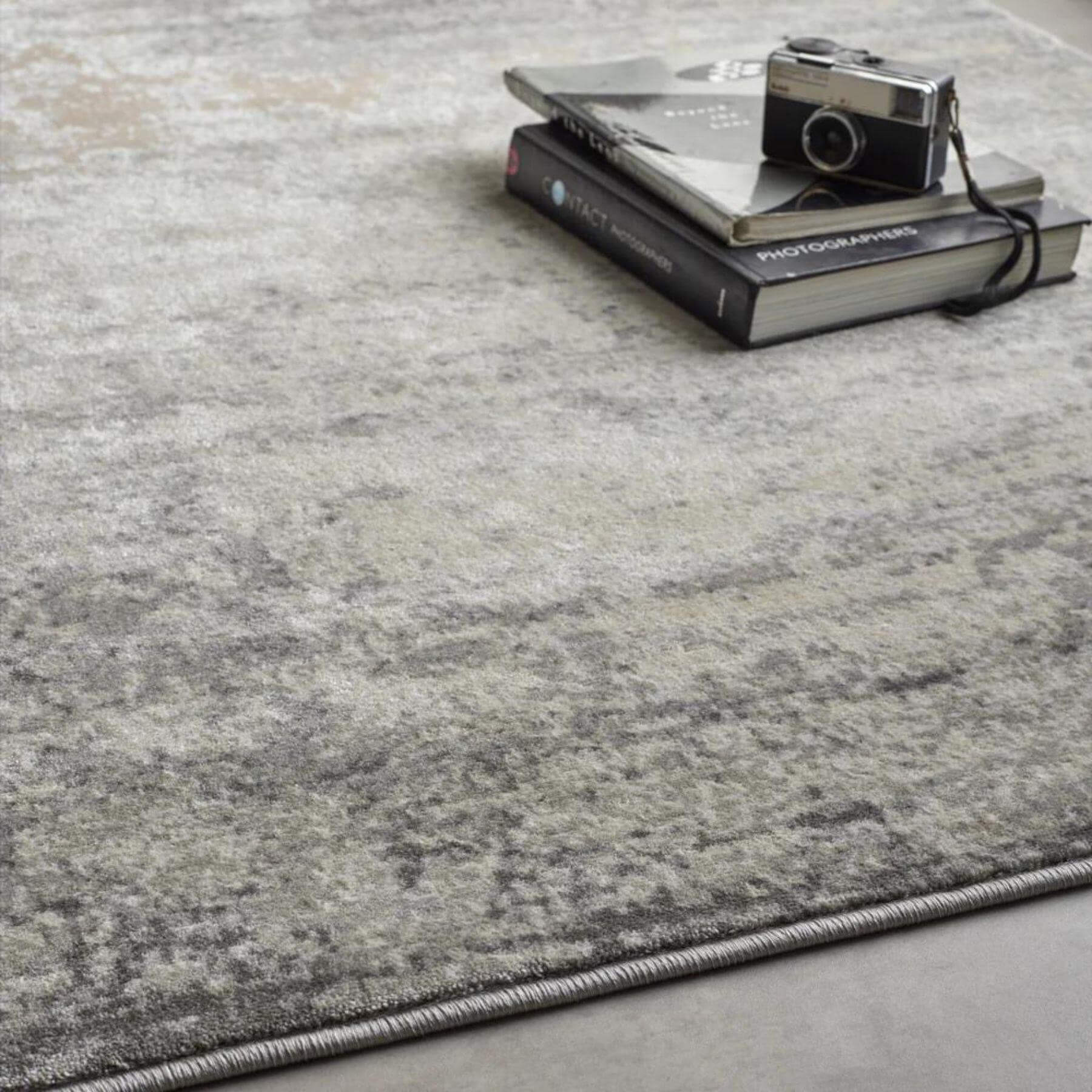 Poetic Grey Abstract Rug - Bargainia.com - 5026134544659 - POETRF_GREYXX_080X150