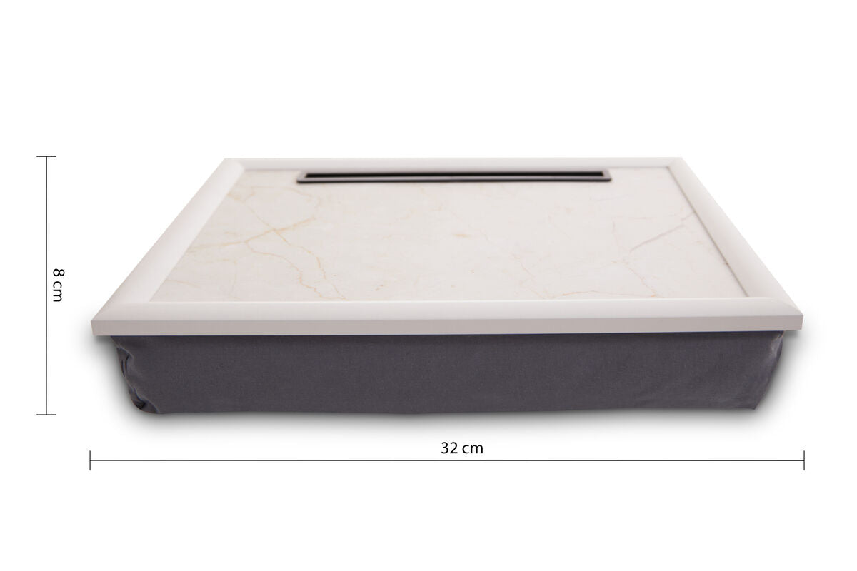 Portada Ecru Marble Lap Tray With Ipad Holder - Bargainia.com - 5018705968315
