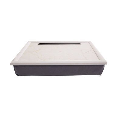 Portada Ecru Marble Lap Tray With Ipad Holder - Bargainia.com - 5018705968315