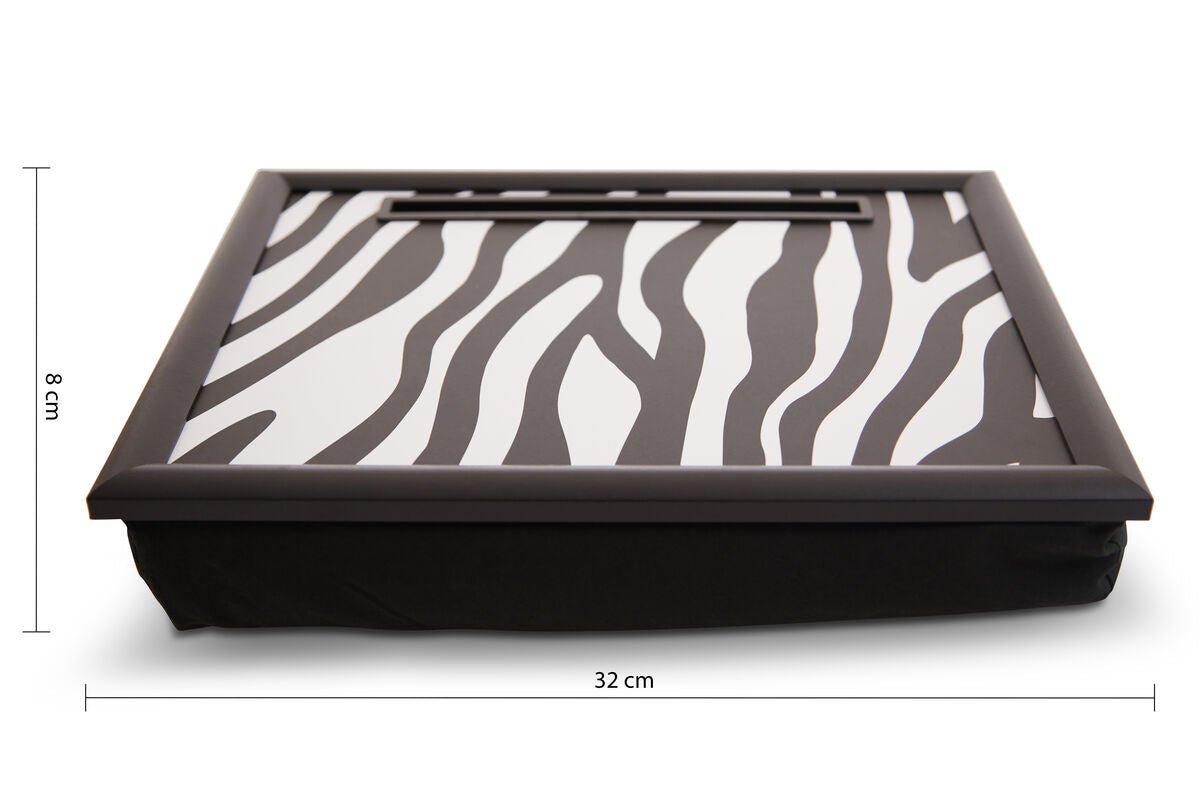 Portada Mono Zebra Lap Tray With Ipad Holder - Bargainia.com - 5018705968353