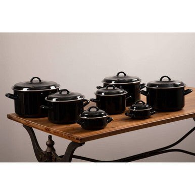 Porter Black Enamel 10cm Mini Casserole Dish - Bargainia.com - 5018705452500