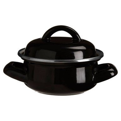 Porter Black Enamel 10cm Mini Casserole Dish - Bargainia.com - 5018705452500