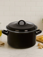 Porter Black Enamel 22cm Casserole Dish - Bargainia.com - 5018705452425