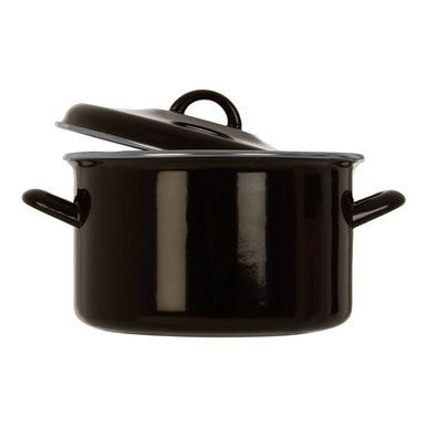 Porter Black Enamel 22cm Casserole Dish - Bargainia.com - 5018705452425